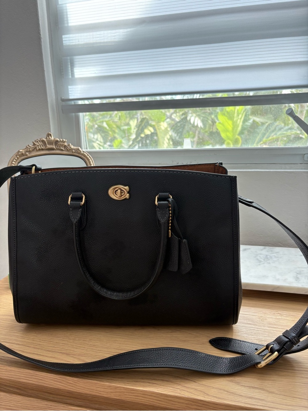 Coach Brooke Carryall size 36 - Black Leather